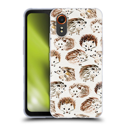 Cat Coquillette Animals Hedgehogs Soft Gel Case for Samsung Galaxy Xcover7 5G