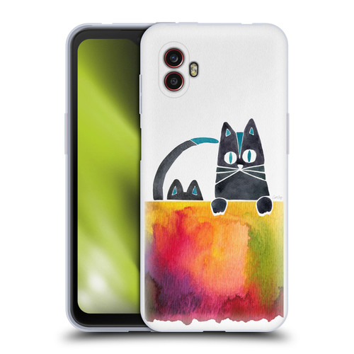 Cat Coquillette Animals 2 Cats Soft Gel Case for Samsung Galaxy Xcover6 Pro/Pro2