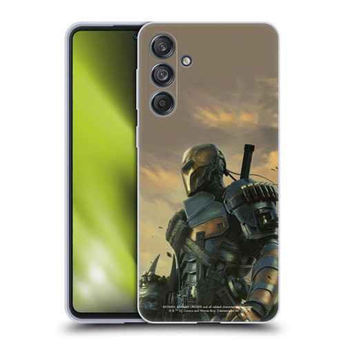 Batman Arkham Origins Key Art Deathstroke 2 Soft Gel Case for Samsung Galaxy M55 5G