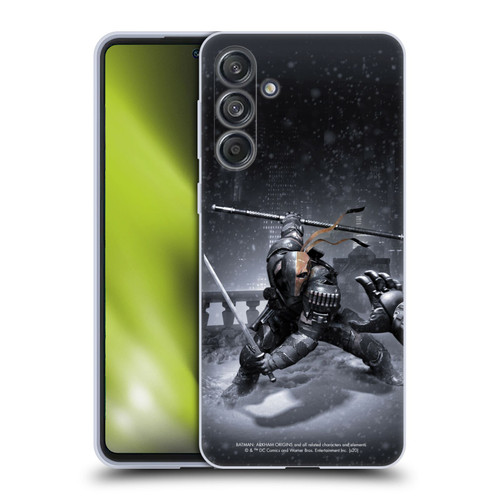Batman Arkham Origins Key Art Deathstroke Soft Gel Case for Samsung Galaxy M55 5G