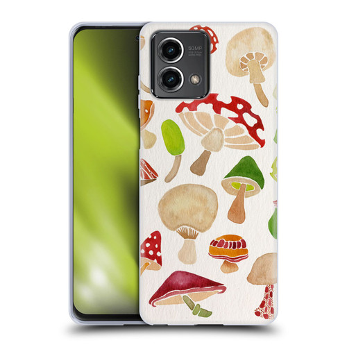 Cat Coquillette Nature Mushrooms Soft Gel Case for Motorola Moto G Stylus 5G 2023