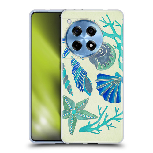 Cat Coquillette Sea Seashells Blue Soft Gel Case for OPPO OnePlus Ace 3 5G
