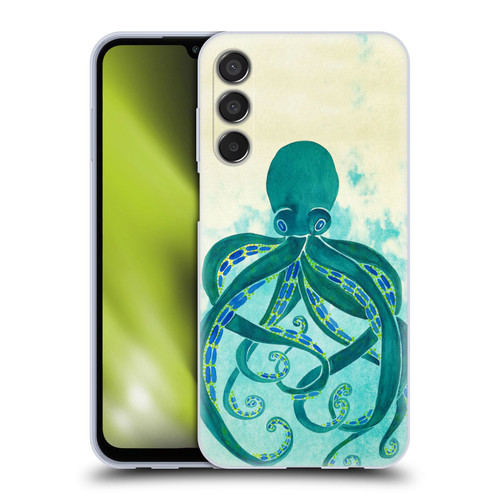 Cat Coquillette Sea Octopus Soft Gel Case for Samsung Galaxy M15/F15 5G