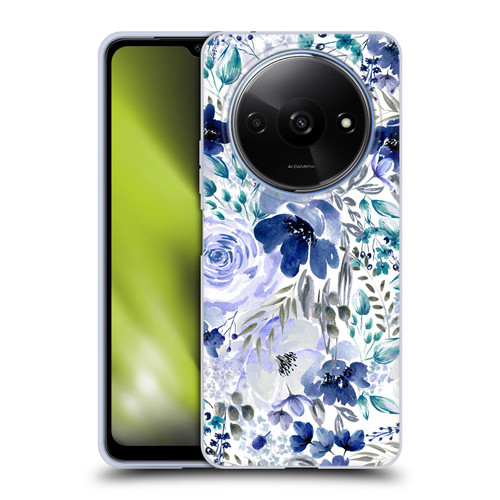 Anis Illustration Bloomers Indigo Soft Gel Case for Xiaomi Redmi A3