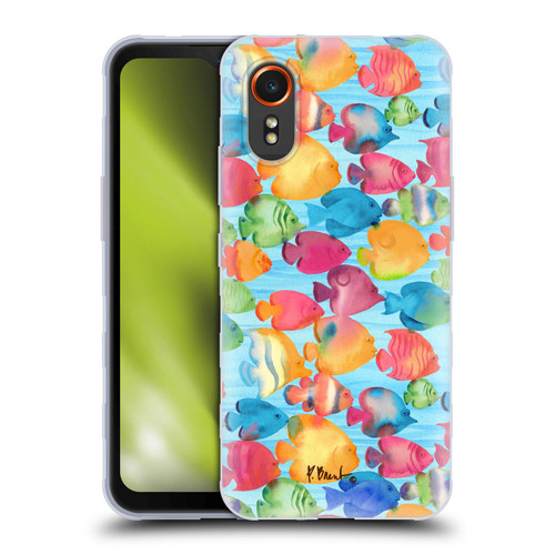 Paul Brent Coastal Tropical Fish School Soft Gel Case for Samsung Galaxy Xcover7 5G