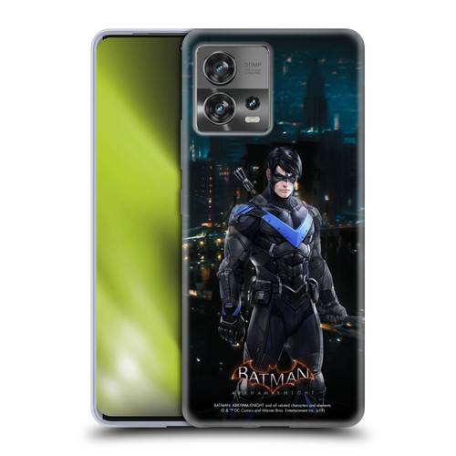Batman Arkham Knight Characters Nightwing Soft Gel Case for Motorola Moto Edge 30 Fusion