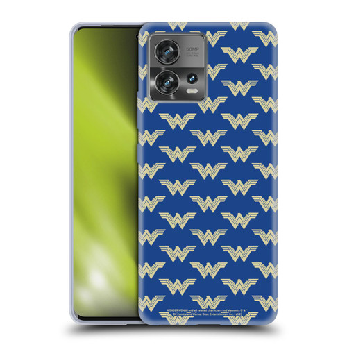 Wonder Woman Movie Logos Pattern Soft Gel Case for Motorola Moto Edge 30 Fusion