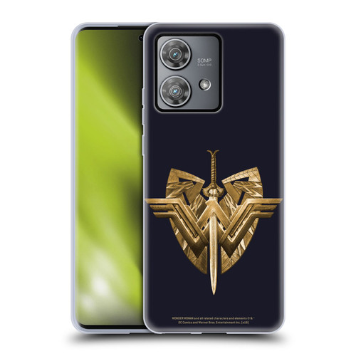 Wonder Woman Movie Logos Sword And Shield Soft Gel Case for Motorola Edge 40 Neo 5G