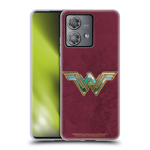 Wonder Woman Movie Logos Themiscyra Soft Gel Case for Motorola Edge 40 Neo 5G