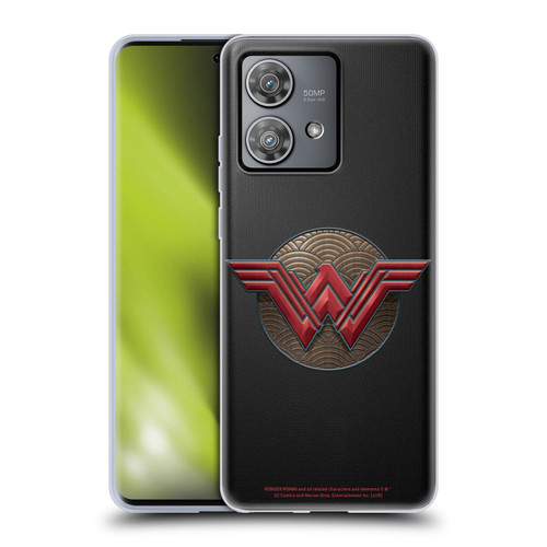 Wonder Woman Movie Logos Waves Soft Gel Case for Motorola Edge 40 Neo 5G