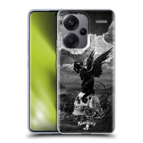 Alchemy Gothic Cats Nine Lives Of Poe Skull Soft Gel Case for Xiaomi Redmi Note 13 Pro Plus 5G