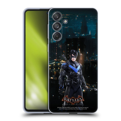 Batman Arkham Knight Characters Nightwing Soft Gel Case for Samsung Galaxy M55 5G
