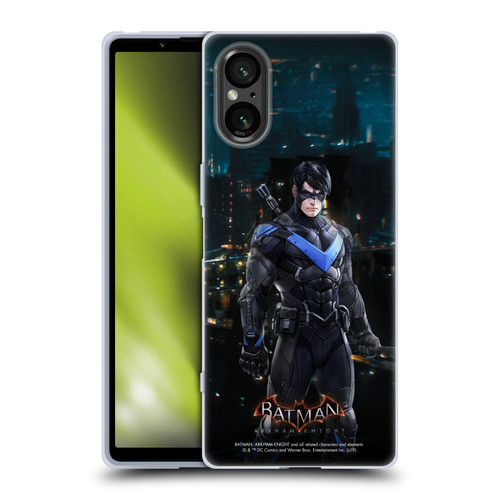 Batman Arkham Knight Characters Nightwing Soft Gel Case for Sony Xperia 5 V 5G