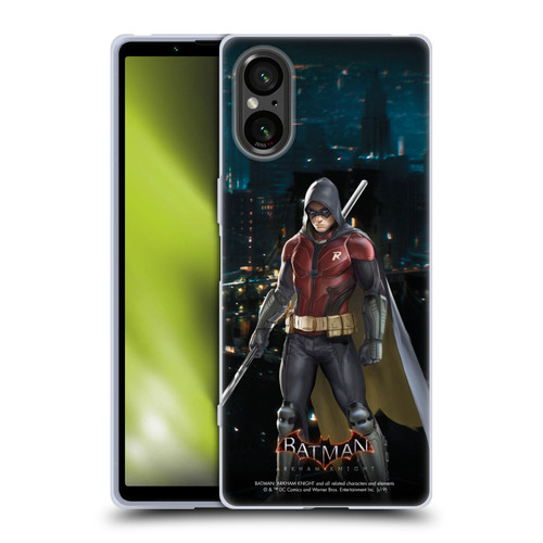 Batman Arkham Knight Characters Red Robin Soft Gel Case for Sony Xperia 5 V 5G