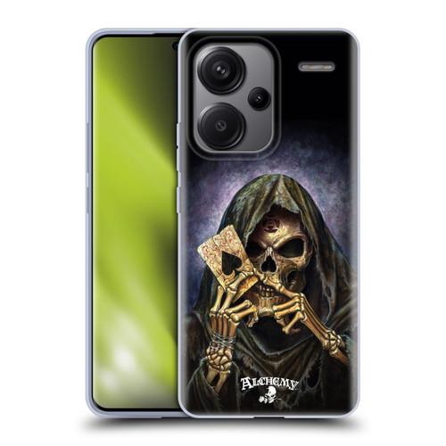 Alchemy Gothic Skull And Cards Reaper's Ace Soft Gel Case for Xiaomi Redmi Note 13 Pro Plus 5G