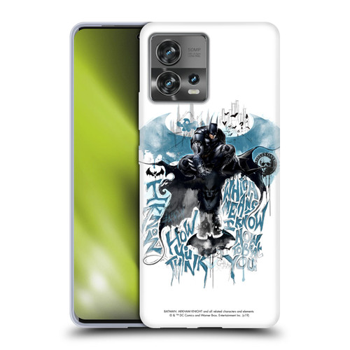 Batman Arkham Knight Graphics How You Think Soft Gel Case for Motorola Moto Edge 30 Fusion