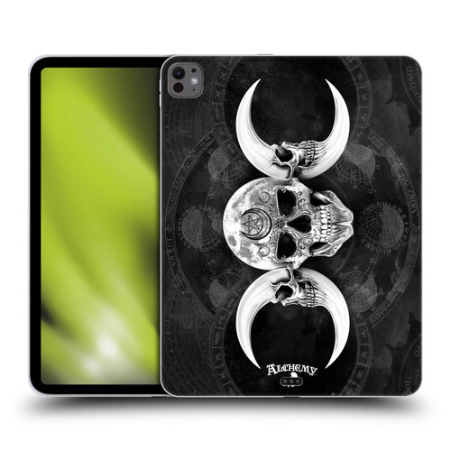 Alchemy Gothic Skull Dark Goddess Moon Soft Gel Case for Apple iPad Pro 13 M4 2024