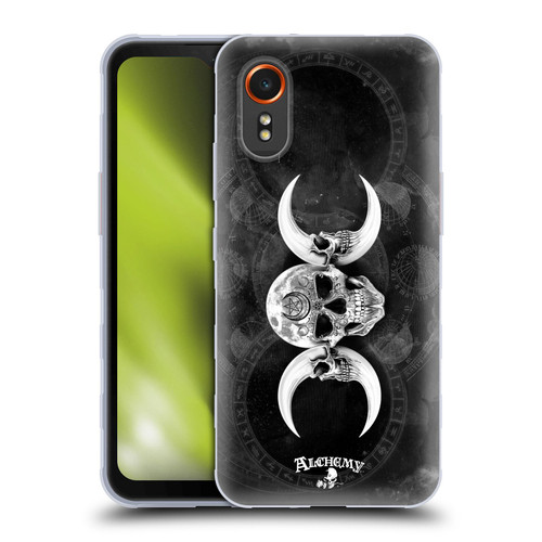 Alchemy Gothic Skull Dark Goddess Moon Soft Gel Case for Samsung Galaxy Xcover7 5G