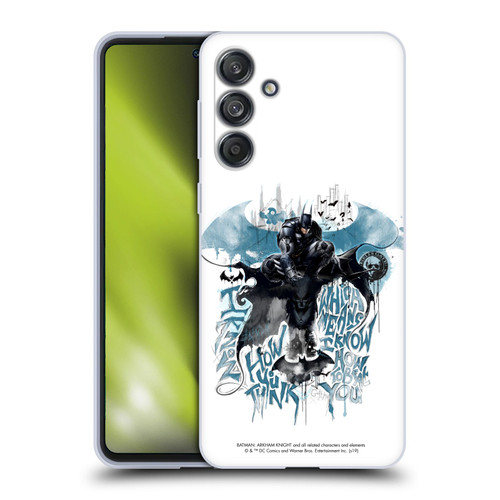 Batman Arkham Knight Graphics How You Think Soft Gel Case for Samsung Galaxy M55 5G