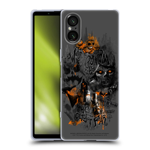 Batman Arkham Knight Graphics City Of Fear Scarecrow Soft Gel Case for Sony Xperia 5 V 5G