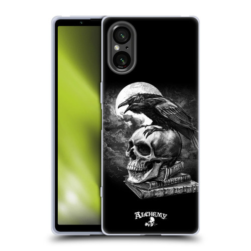 Alchemy Gothic Wing Poe's Raven Soft Gel Case for Sony Xperia 5 V 5G