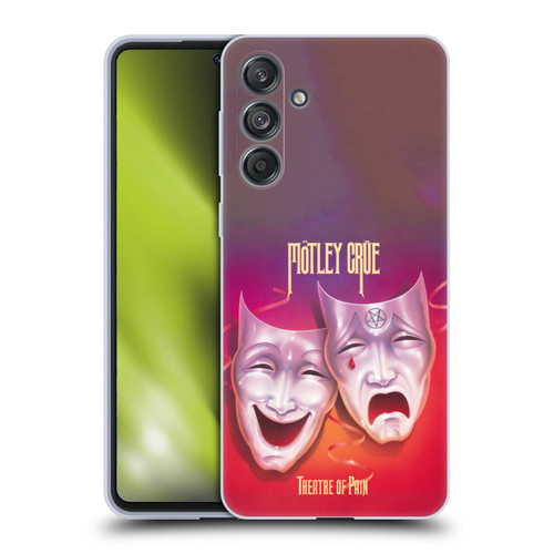 Motley Crue Albums Theater Of Pain Soft Gel Case for Samsung Galaxy M55 5G