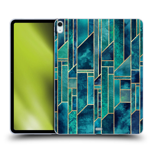 Elisabeth Fredriksson Geometric Design And Pattern Blue Skies Soft Gel Case for Apple iPad Air 13 2024