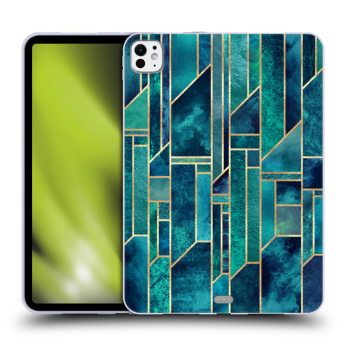 Elisabeth Fredriksson Geometric Design And Pattern Blue Skies Soft Gel Case for Apple iPad Pro 11 M4 2024