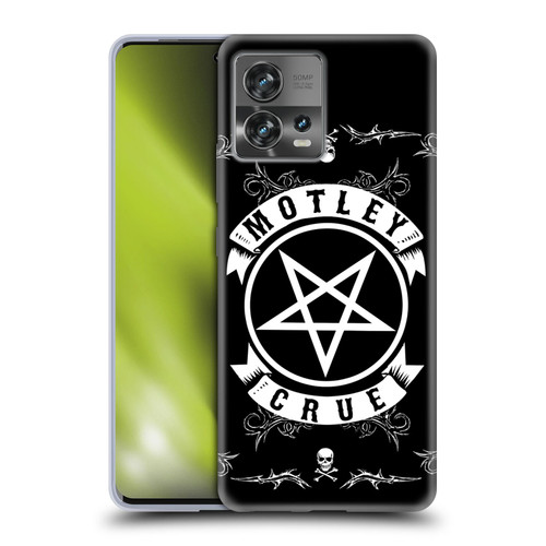 Motley Crue Logos Pentagram And Skull Soft Gel Case for Motorola Moto Edge 30 Fusion