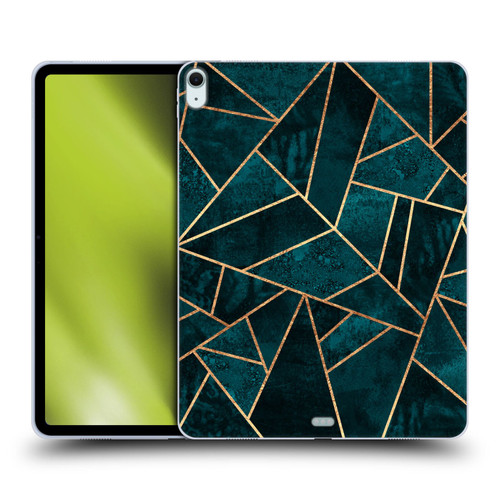 Elisabeth Fredriksson Sparkles Deep Teal Stone Soft Gel Case for Apple iPad Air 13 2024