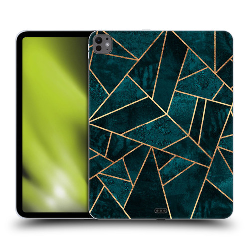 Elisabeth Fredriksson Sparkles Deep Teal Stone Soft Gel Case for Apple iPad Pro 13 M4 2024