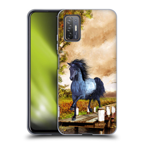 Simone Gatterwe Horses On The Lake Soft Gel Case for HTC Desire 21 Pro 5G