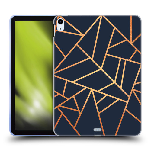 Elisabeth Fredriksson Stone Collection Copper And Midnight Navy Soft Gel Case for Apple iPad Air 11 2020/2022/2024