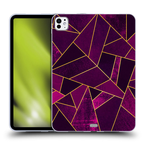 Elisabeth Fredriksson Stone Collection Purple Soft Gel Case for Apple iPad Pro 11 M4 2024