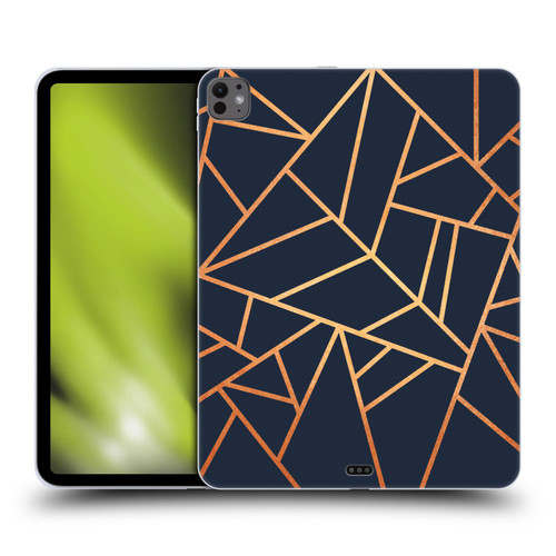 Elisabeth Fredriksson Stone Collection Copper And Midnight Navy Soft Gel Case for Apple iPad Pro 13 M4 2024