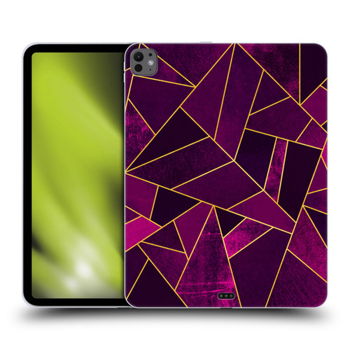 Elisabeth Fredriksson Stone Collection Purple Soft Gel Case for Apple iPad Pro 13 M4 2024