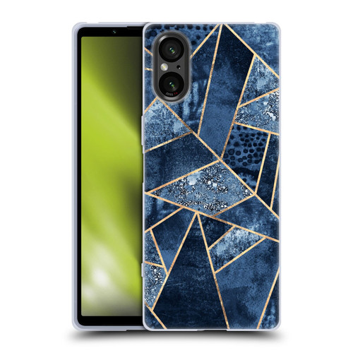 Elisabeth Fredriksson Stone Collection Blue Soft Gel Case for Sony Xperia 5 V 5G
