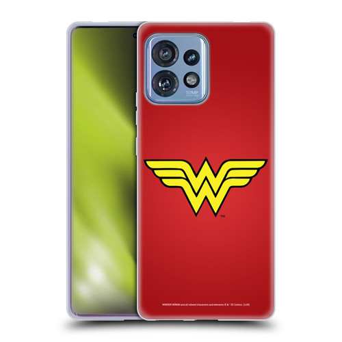 Wonder Woman DC Comics Logos Classic Soft Gel Case for Motorola Moto Edge 40 Pro