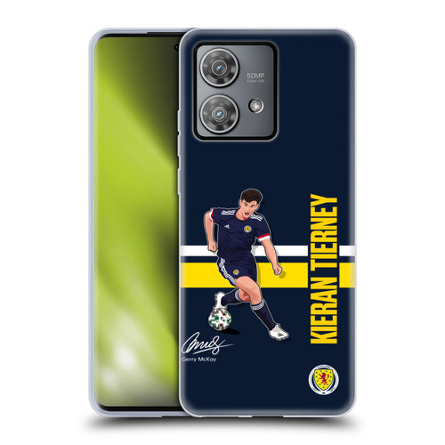 Scotland National Football Team Players Kieran Tierney Soft Gel Case for Motorola Edge 40 Neo 5G