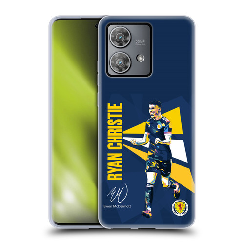Scotland National Football Team Players Ryan Christie Soft Gel Case for Motorola Edge 40 Neo 5G
