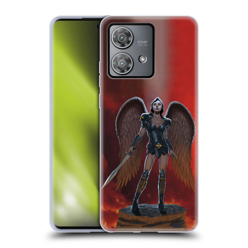 Vincent Hie Graphics Angel Of Vengeance Soft Gel Case for Motorola Edge 40 Neo 5G