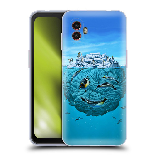 Vincent Hie Graphics Penguin Wink Soft Gel Case for Samsung Galaxy Xcover6 Pro/Pro2