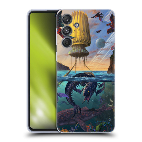 Vincent Hie Key Art Alien World Soft Gel Case for Samsung Galaxy M55 5G