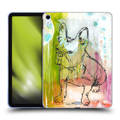 Wyanne Animals French Bulldog Sketch Soft Gel Case for Apple iPad Air 11 2020/2022/2024