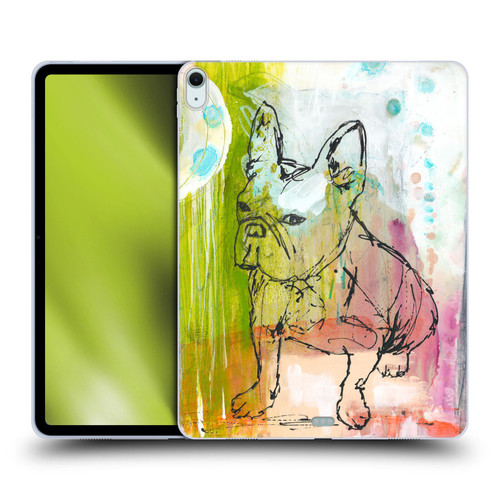 Wyanne Animals French Bulldog Sketch Soft Gel Case for Apple iPad Air 13 2024