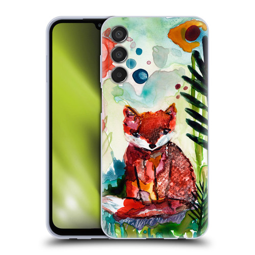 Wyanne Animals Baby Fox In The Garden Soft Gel Case for Samsung Galaxy M15/F15 5G