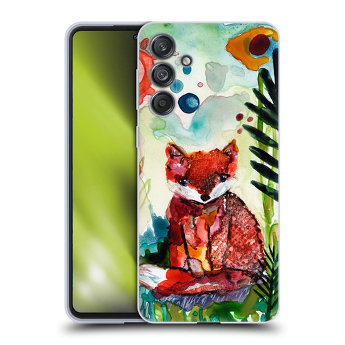 Wyanne Animals Baby Fox In The Garden Soft Gel Case for Samsung Galaxy M55 5G