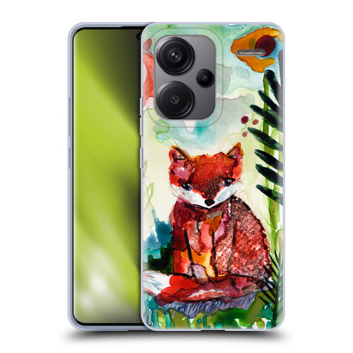 Wyanne Animals Baby Fox In The Garden Soft Gel Case for Xiaomi Redmi Note 13 Pro Plus 5G