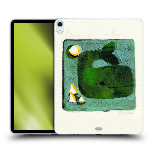 Wyanne Animals 2 Green Whale Monoprint Soft Gel Case for Apple iPad Air 13 2024