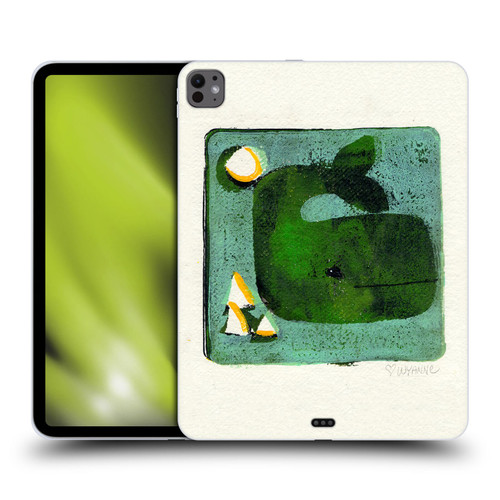 Wyanne Animals 2 Green Whale Monoprint Soft Gel Case for Apple iPad Pro 13 M4 2024